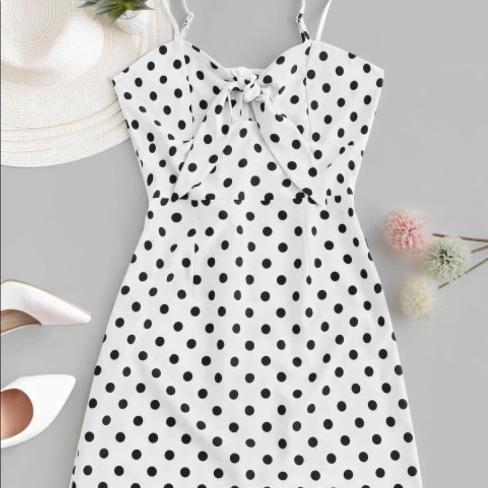 Polka Dotted Cami Dress